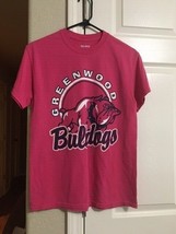 Women&#39;s Gildan Greenwood Bulldogs Tee--Pink--Size S - $3.99