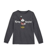 Girls&#39; Disney Store Minnie Mouse L/S Keep Smilin&#39; T-Shirt Sz Small (5/6)... - €19,45 EUR