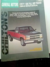  1988 - 93  Chilton&#39;s General ,Motors Chevy GMC Full Size Truck Repair M... - $28.71