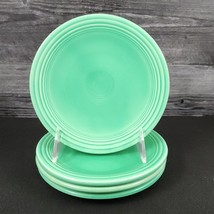 Fiesta Ware Homer Laughlin 4 Green Bread Butter Dessert Plate Set Cerami... - £11.41 GBP