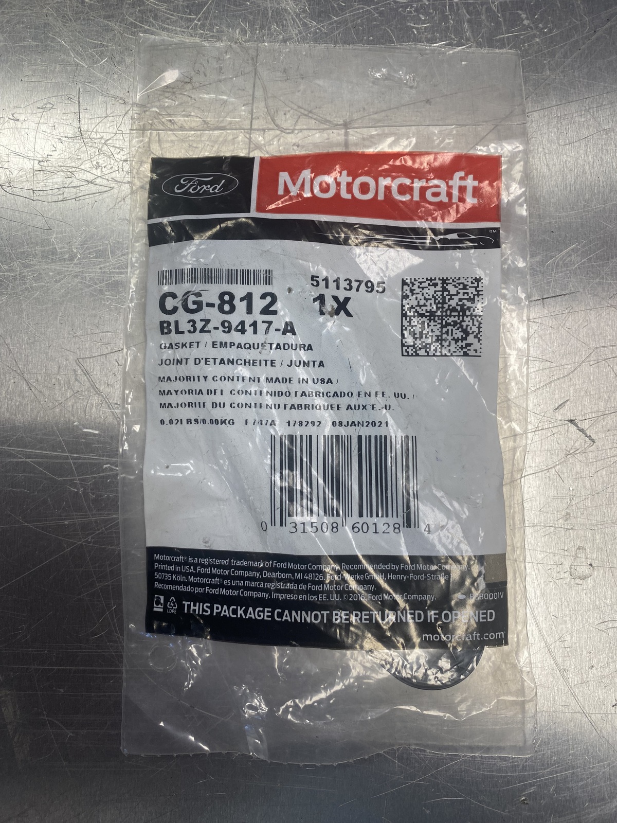 Ford BL3Z-9417-A Fuel Pump Gasket 2011-2023 Ford BL3Z9417A - $5.00