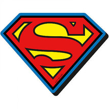 Superman Classic Logo Chunky Magnet Multi-Color - £9.38 GBP