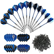 18G Soft Dart With 16 Dart Flights And 200 Dart Soft Tip Points For Elec... - £26.66 GBP