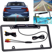 Car Rear View Backup Camera Parking Reverse Night Vision Us License Plat... - £37.83 GBP