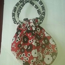 Bucketbag Handbag Purse Floral Cloth cinched - £22.05 GBP