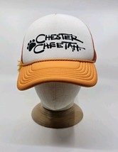 Chester Cheetah Aeropostale Orange White Trucker Adjustable Snap Cap Hat - $23.75