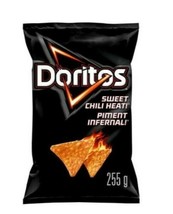 4 x  Bags Doritos Sweet Chili Heat Corn Chips Size 235g each from Canada - $36.77