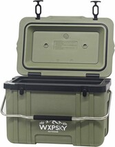 Rotomolded Cooler, 27Qt Hard Cooler With Heavy Duty Handles, Drain Outle... - $1,880.15 MXN