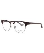 NIKE 8402-605-50 Eyeglasses Eye Glasses 605 BURGUNDY/SILVER Authentic Ne... - $95.04