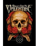 Bullet For My Valentine Poster Flag Serpent Roses - $377.73 MXN