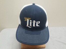 Miller Light Snapback Blue White Adjustable Hat (A3) - £14.22 GBP