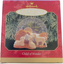 Vintage 1999 Hallmark Child of Wonder Keepsake Ornament Baby Jesus Nativity - £7.95 GBP