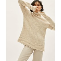 Everlane Womens The Cloud Turtleneck Sweater Merino Wool Alpaca Blend Ivory S - £77.56 GBP