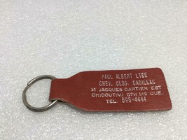Vintage Promo Key Ring CHEVROLET OLDSMOBILE CADILLAC Keychain Ancien Por... - $9.33