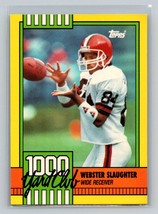 Webster Slaughter #13a 1990 Topps Cleveland Browns 1000 Yard Club - £1.59 GBP