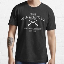  The Winchester Tavern - Shaun Men's Black Cotton T-Shirt - $20.99