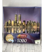SEALED Wrebbit Perfalock New York Skyline Twin Towers 1000 Piece Puzzle ... - £13.13 GBP