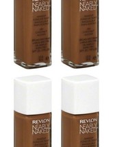 (4-PACK) Revlon Nearly Naked Makeup, SPF 20, Nutmeg 230 - 1 fl oz bottle - £40.78 GBP