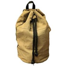 New Men&#39;s Backpack Large Capacity Men Drawstring Backpack Canvas Bucket Bag - £67.16 GBP
