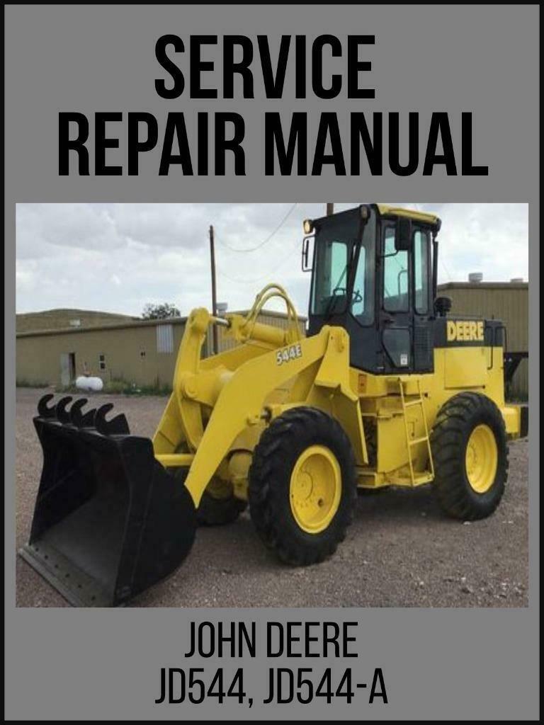 John Deere JD544  JD544-A Loader Service Technical Manual TM1002 USB Drive - $18.00
