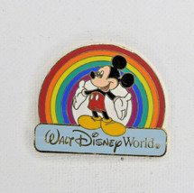 Disney 2002 Walt Disney World Mickey Mouse Inside Colorful Circle Pin#12142 - £8.75 GBP