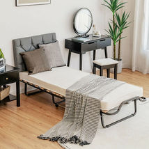 Rollaway Folding Bed with Memory Foam Mattress and Dust-Proof Bag Made in Italy  - $5,681.11 MXN