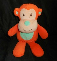 12&quot; ANIMAL ADVENTURE 2016 BABY ORANGE &amp; GREEN MONKEY STUFFED PLUSH TOY L... - £20.79 GBP