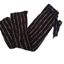 Maxine Nichols Black Chain Design Palazzo Pants - £9.40 GBP