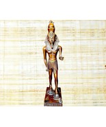 Large handmade Ancient Egyptian statue of Pharaoh king Ramses II, Large ... - $419.91 CAD