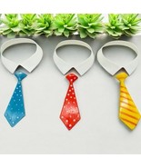 ONE Vtg FATHER&#39;S DAY Cake Decoration Plastic Necktie Shirt Collar Tie Ho... - $8.87