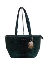 Alyssa VEGAN Peta Approved Green Alligator Design Tote Handbag Purse NWT - £21.58 GBP