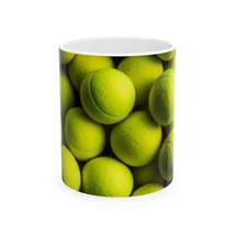 Tennis Ball Sport: Athlete Court Action, Rally &amp; Serve - Ceramic Mug 11oz - $11.67