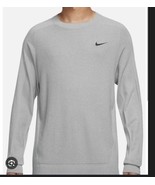 Nike TW Tiger Woods Knit Golf Sweater Gray Grey Top DR5291-077  Men&#39;s L ... - $128.92 CAD