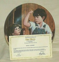 Her Hero Collector Plate Boys Will Be Boys Jim Daly Danbury Mint C2009 - £23.80 GBP