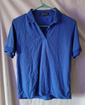 Men Collectables Polo Shirt Blue Size Large Casual Pullover Cookout Picnic - £8.00 GBP