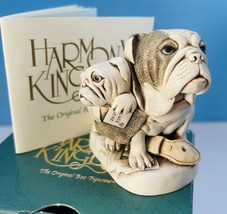 Dead Ringer Bulldog Royal Mail Harmony Kingdom Trinket Box England 1st E... - £38.49 GBP