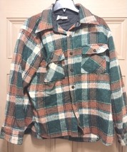 Vintage 70&#39;s Men&#39;s Wool Jacket CPO Hunting Jacket Montgomery Wards SZ L - £41.05 GBP