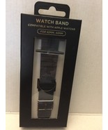 NEW American Exchange Mens Rubber Watch Strap Compatible w/ 42mm 44mm Apple - $164.64 MXN