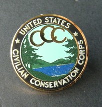 Civilian Conservation Corps Lapel Pin Badge 1 inch - £4.34 GBP