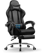 Gaming Chair, Computer Chair with Footrest and Lumbar Support, Height Ad... - $7,792.67 MXN