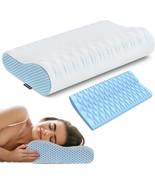 Neck Pillow Cervical Memory Foam Pillows for Pain Relief Sleeping - £15.14 GBP