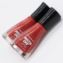 2X Sally Hansen Insta-Dri Nail Color Polish 257 / 276 ABLAZING! 0.31 fl oz - £7.58 GBP