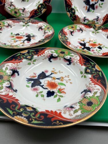 Set of 5 x Vintage Royal Doulton MATSUMAI Large Rim Soup Bowls Made in England Item image 4