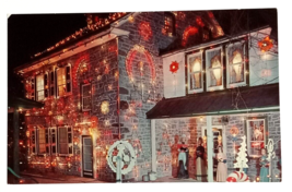 Koziars Christmas Village Bernville Pennsylvania PA Dexter Press Postcard 1960 - $4.99