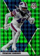 2020 Panini Mosaic - Tremaine Edmunds #30 Mosaic Green Prizm Refractor - £1.19 GBP