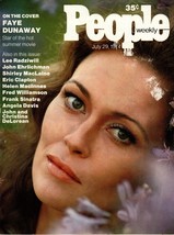 People Magazine July 29, 1974 Faye Dunaway Eric Clapton Frank Sinatra - £6.09 GBP