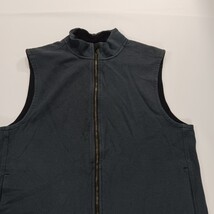 Perry Ellis Men’s Men's Blue Cotton Blend Zip-Up Sleeveless Vest Size XL image 10