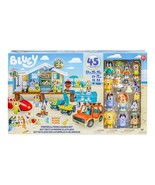 Bluey&#39;s Beach Cabin PlaySet 45 Pcs Beach Quads, Bluey Friends &amp; Family B... - $205.76 CAD