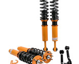 24 Ways Adj. Coilover Set For Honda Accord 03-07 + 2 Rear Upper Camber Arms - £485.94 GBP
