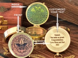 Personalized Gift For Boy Scout - Eagle Scout Boy Scout Of America Brass... - $24.43